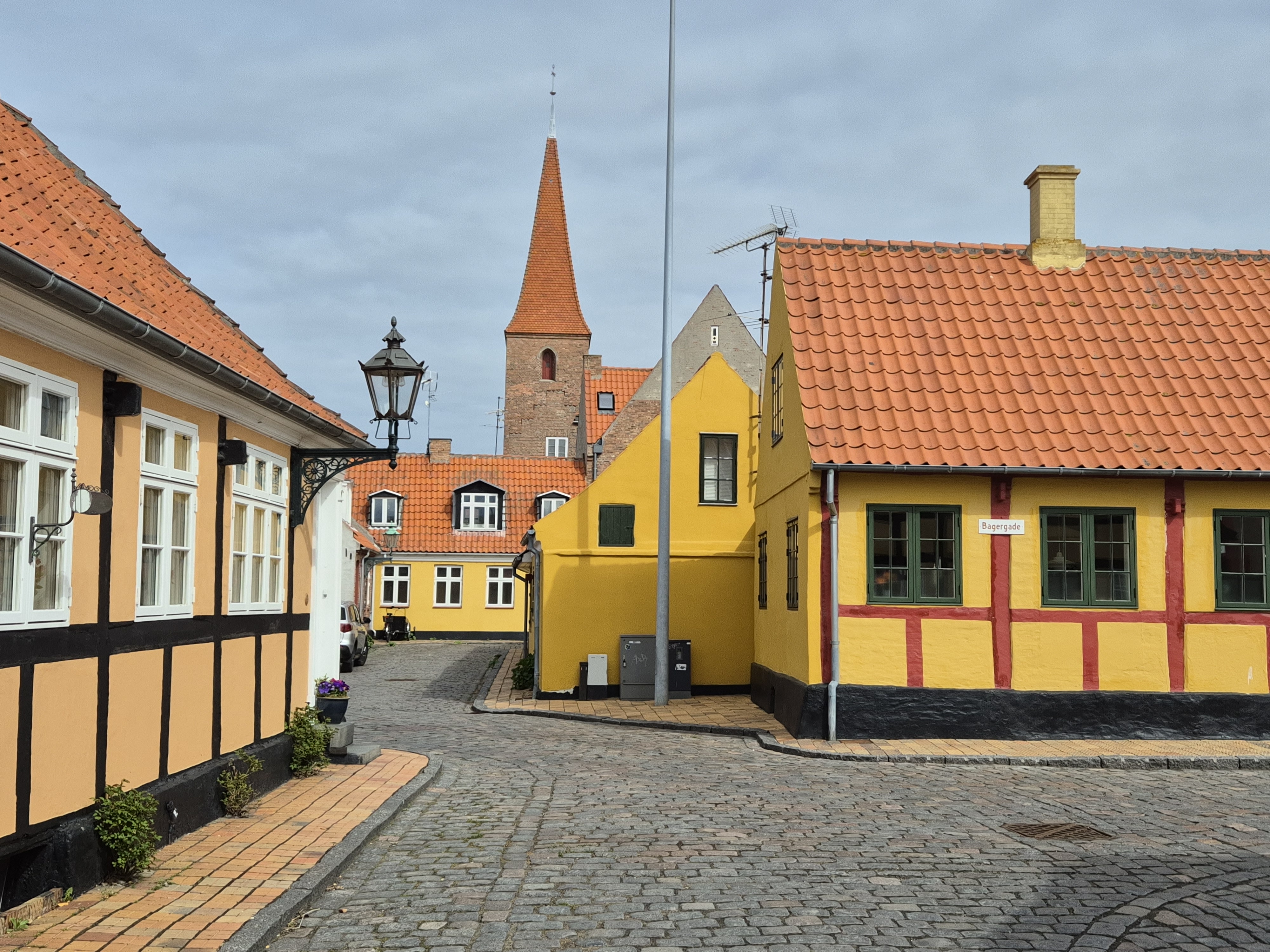 La casa più piccola di Rønne, Bornholm.