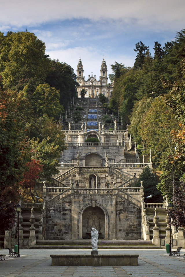 Santuario de Nossa Senhora dos Remédios, en Lamego, Portugal.