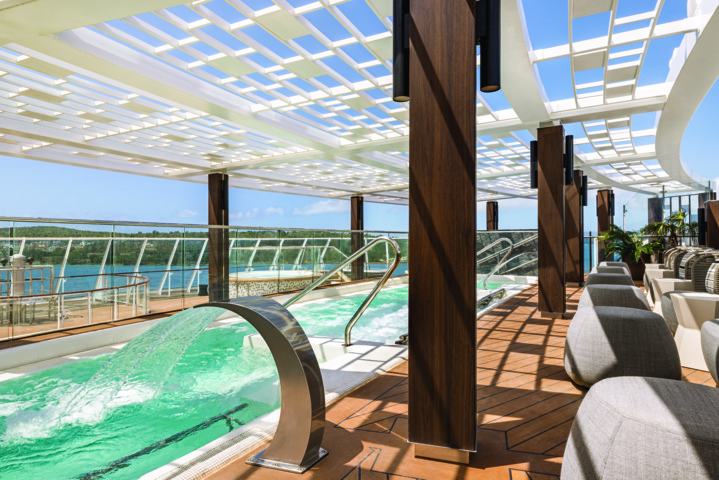 Oceania Cruises Aquamar Spa Terrace