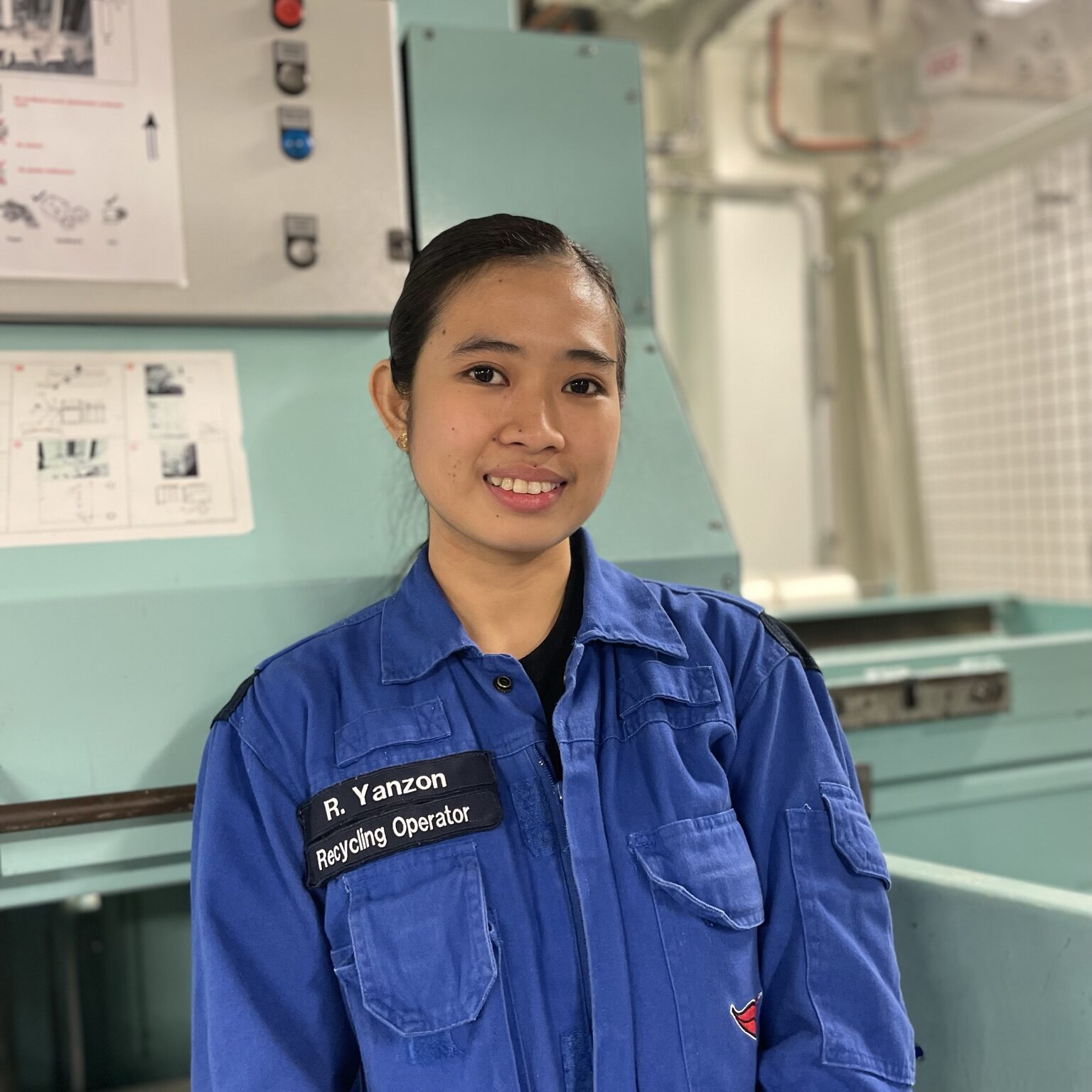 Renielyn Yanzon, Recycling Officer on board AIDAprima