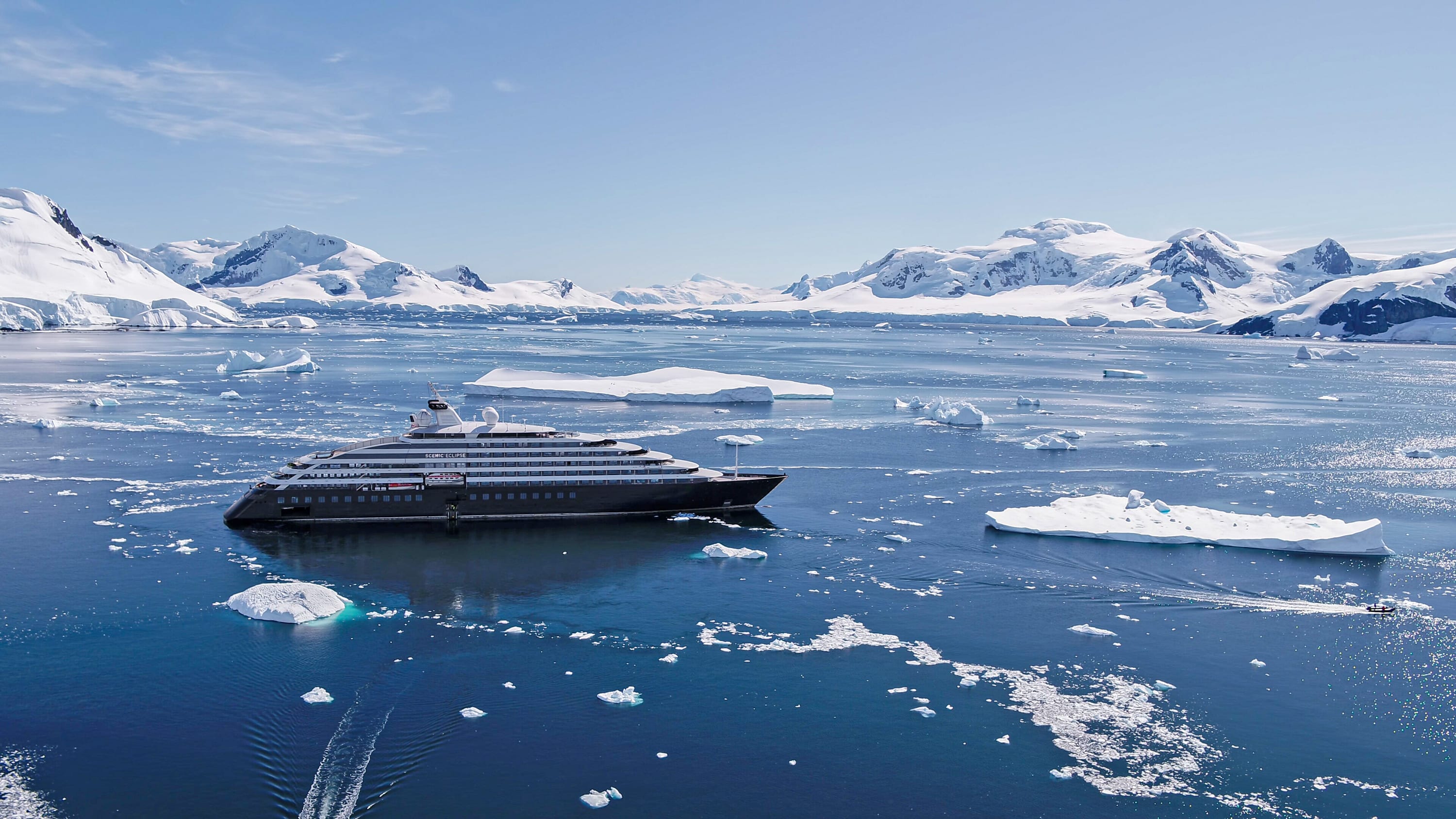 Scenic Eclipse in Antarctica