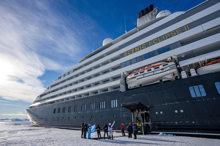 Scenic Eclipse II in Ross Island