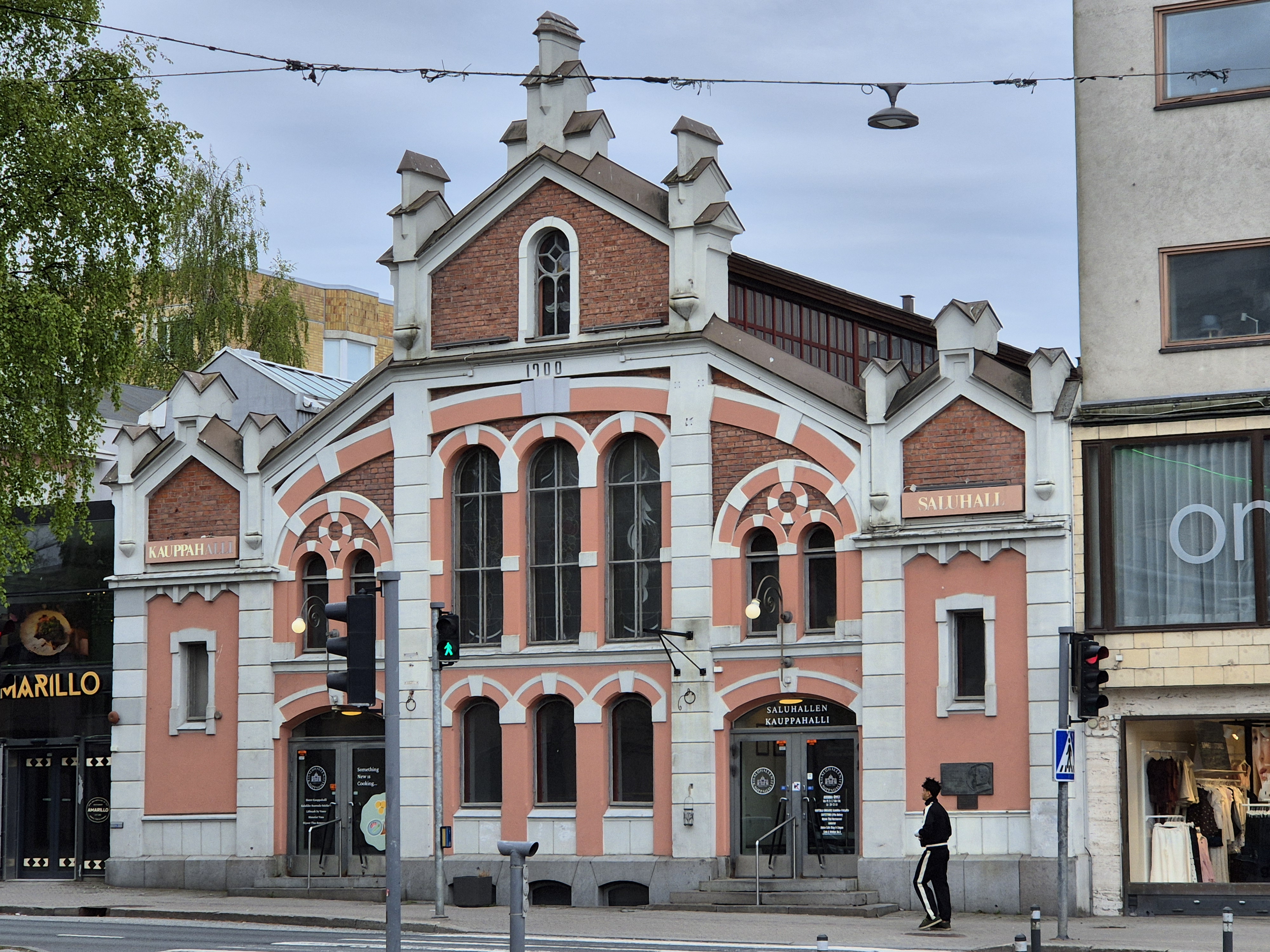 Piazza del Mercato di Vaasa, Finlandia.