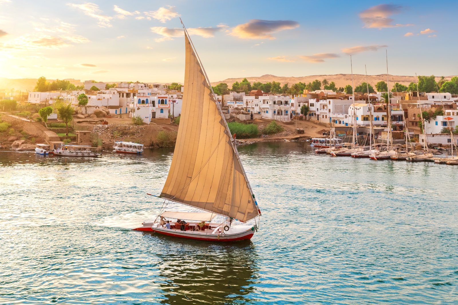 Felucca at Sunset