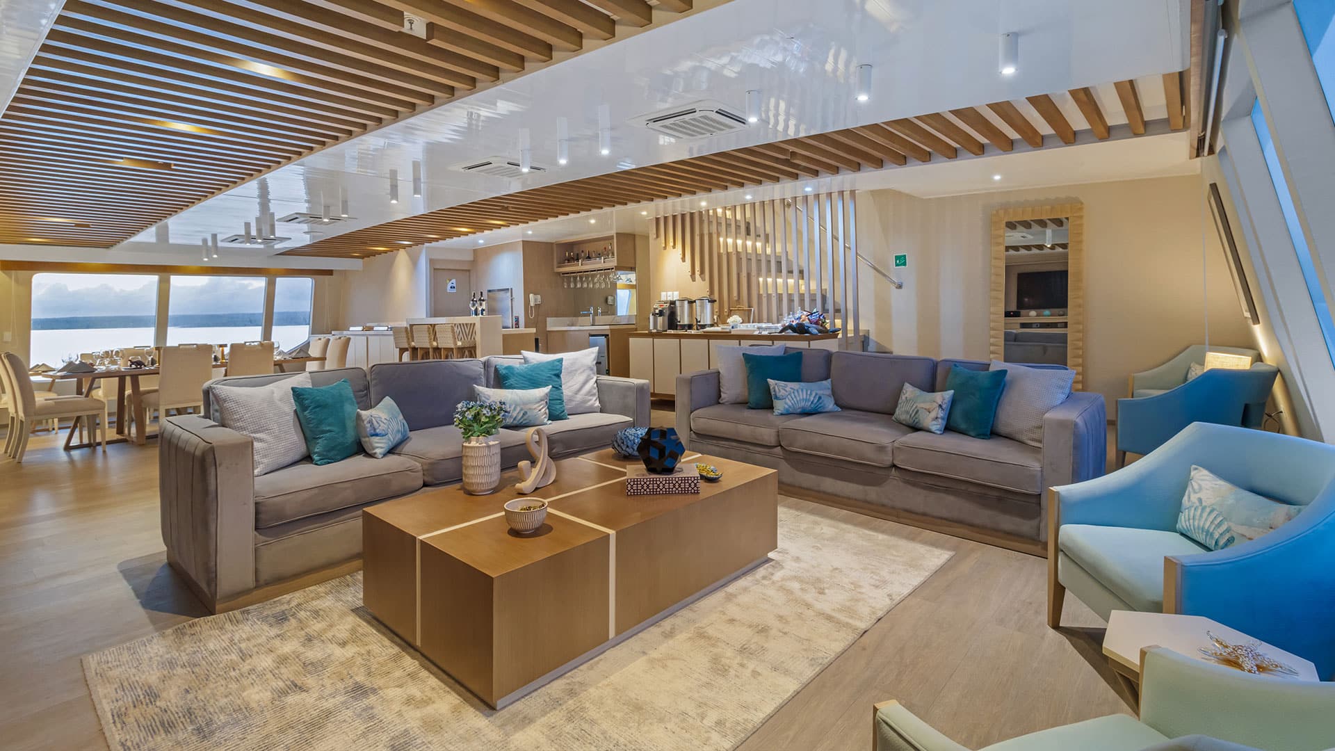 Interior Social Area on board Endemic