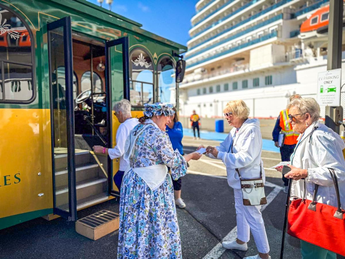 Visitors participate in a guided experience in Saint John, New Brunswick, home to Aquila Center for Cruise Excellence’s operational Living Lab.