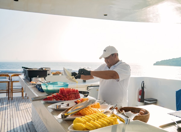 Specialities on board Epicure