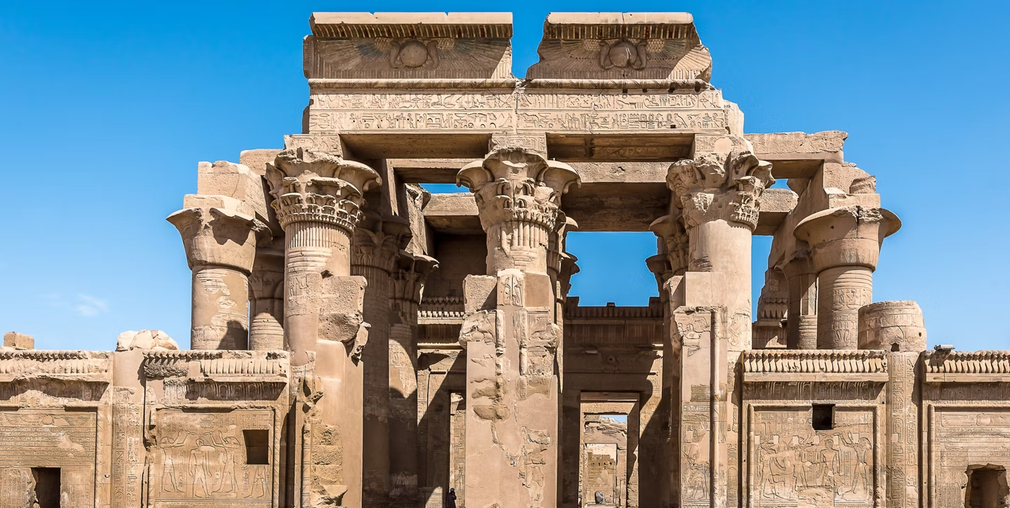 Ancient Egyptian Kom Ombo Temple ruins