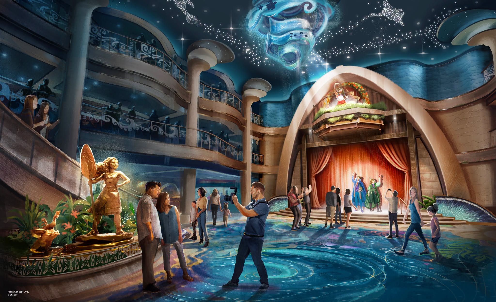Disney Believe Grand Hall Rendering