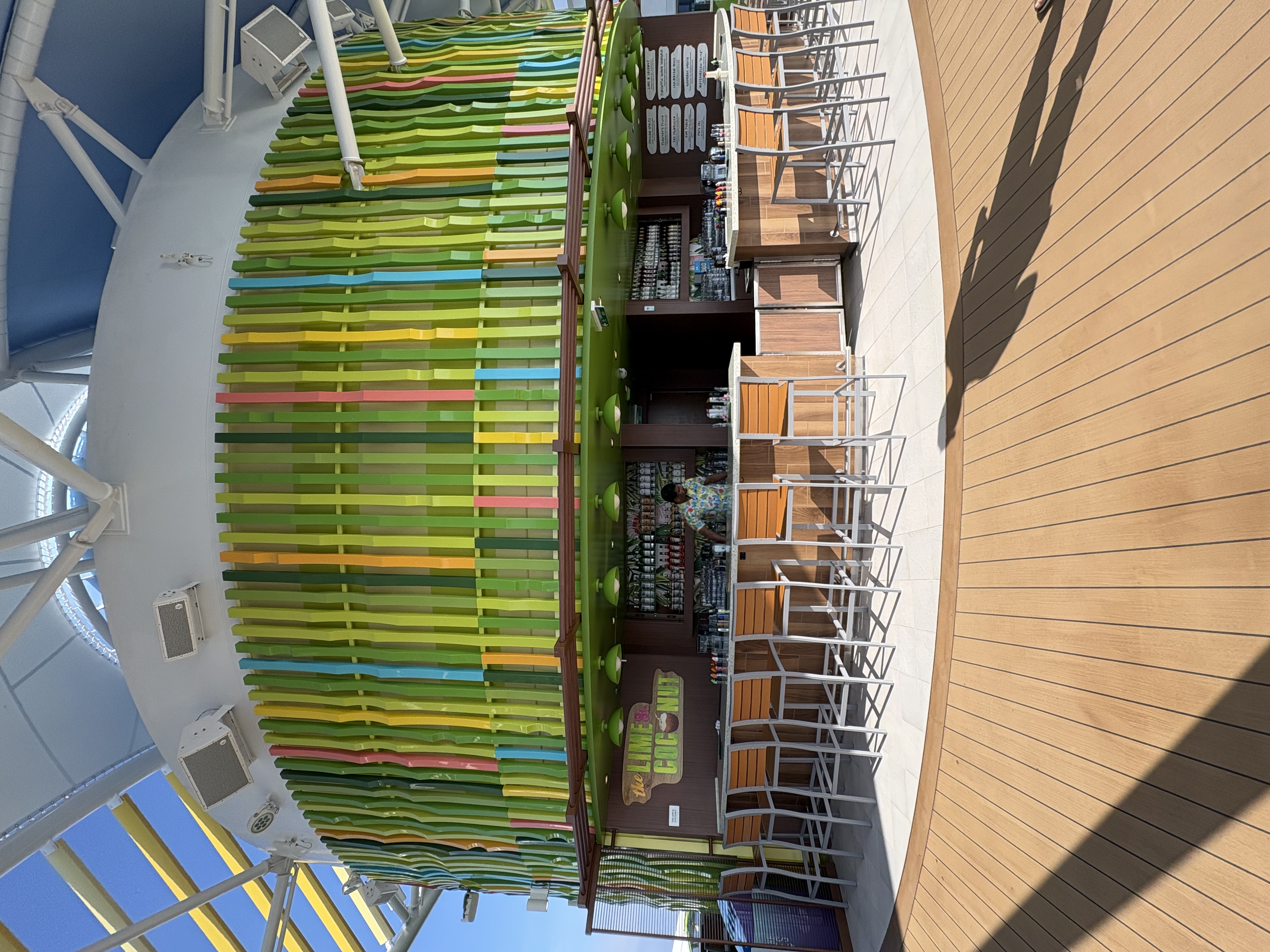 Legend of the Seas The Lime and Coconut Deck 15